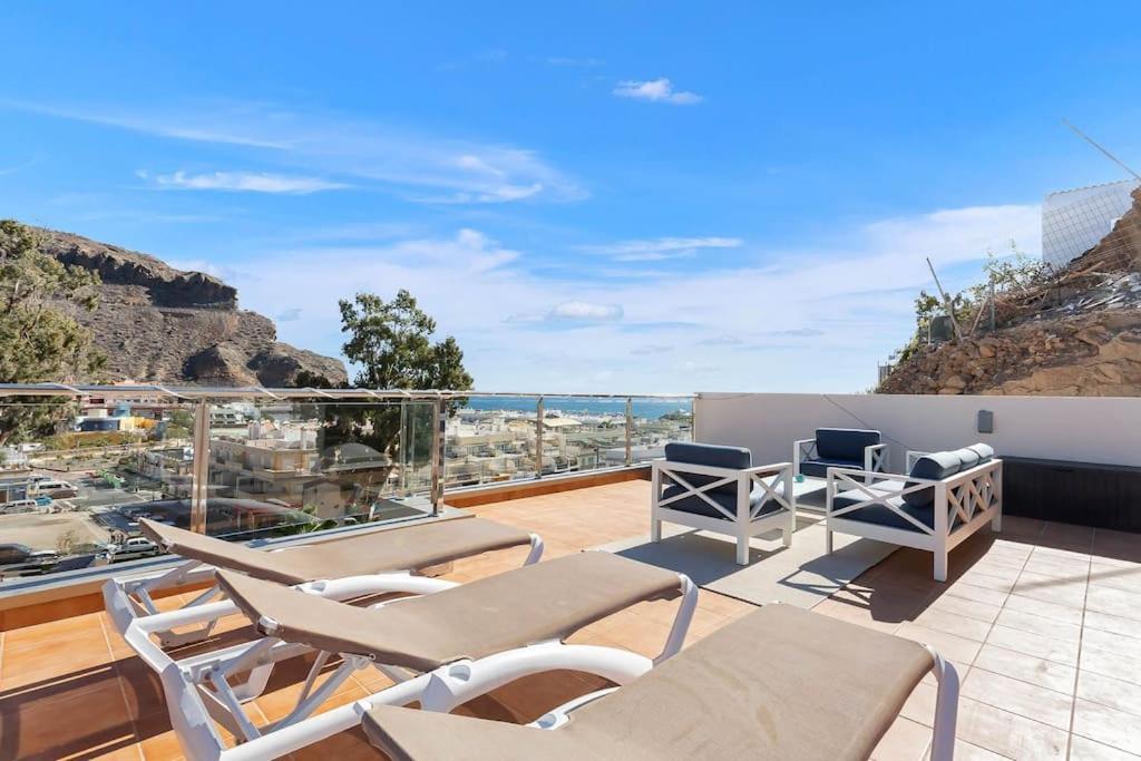 Rivera Del Puerto Luxury Penthouse With Great Terrace And Sea View プエルト・デ・モガン エクステリア 写真